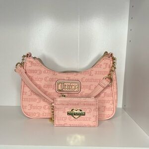 Juicy Couture Pink Shoulder and Card Holder